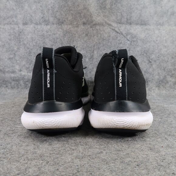 Under Armour Shoes Mens 11.5 Athletic Trainer Charged Assert Running Black White - Picture 7 of 16